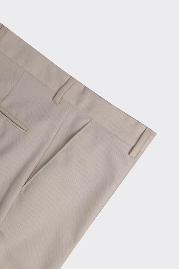 Slim Fit Pantolon Bej - 48