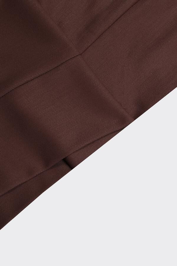 Slim Fit Pantolon Kahverengi - 42