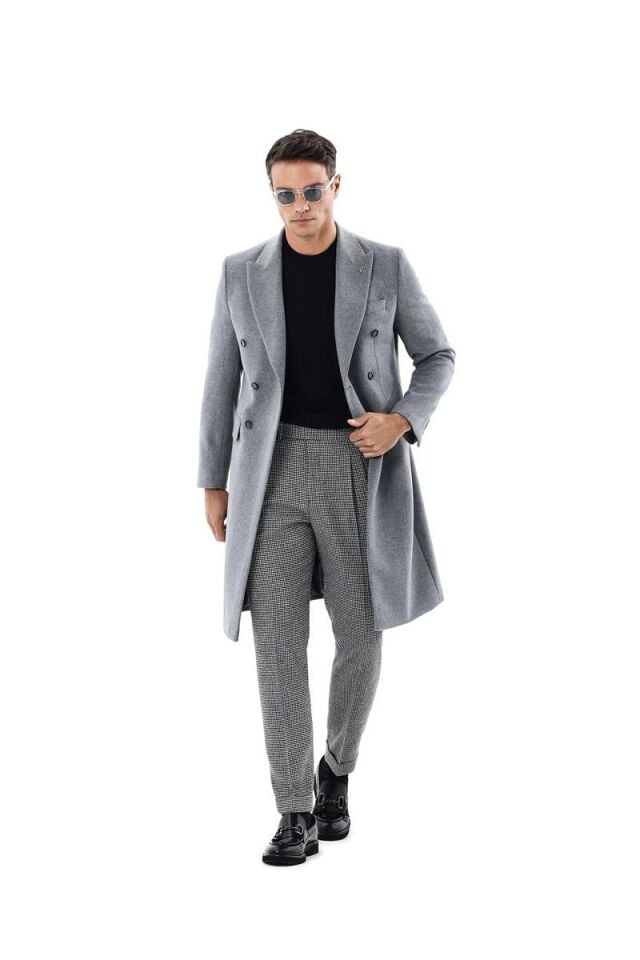 Kruvaze Kaban Gri - 56