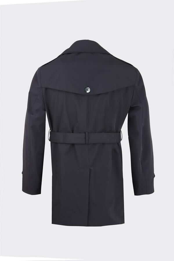 Trenç Coat Siyah - 56