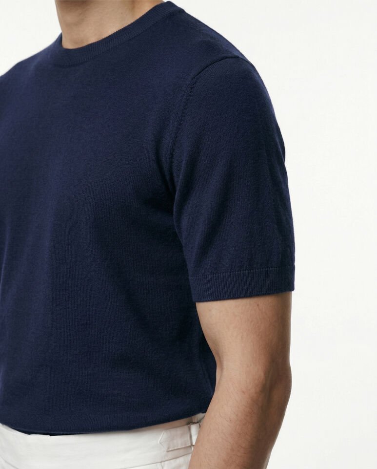 Noble Line Triko T-Shirt Lacivert - XXL