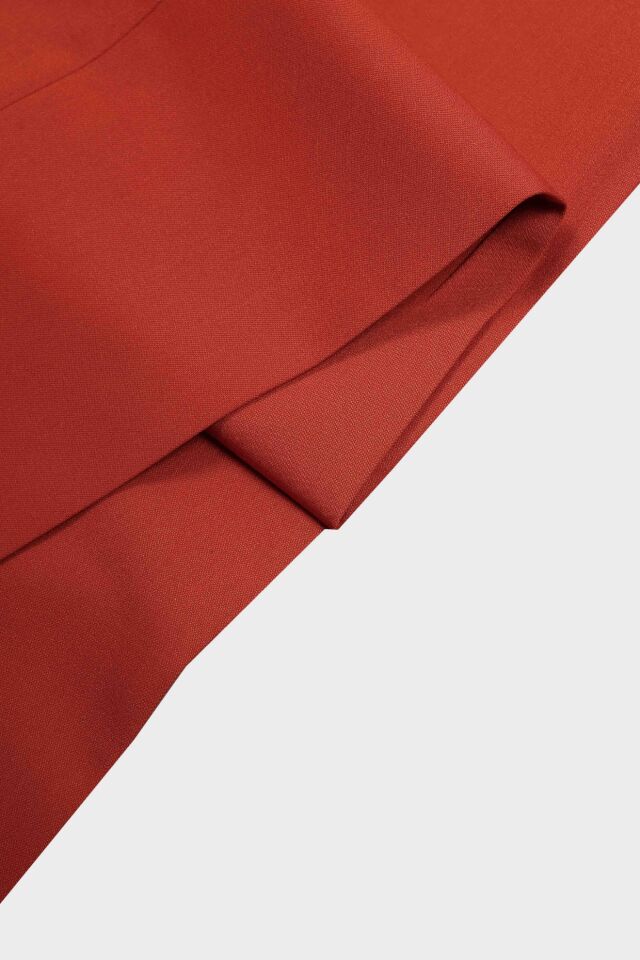 Çift Pile Pantolon Kiremit - 48