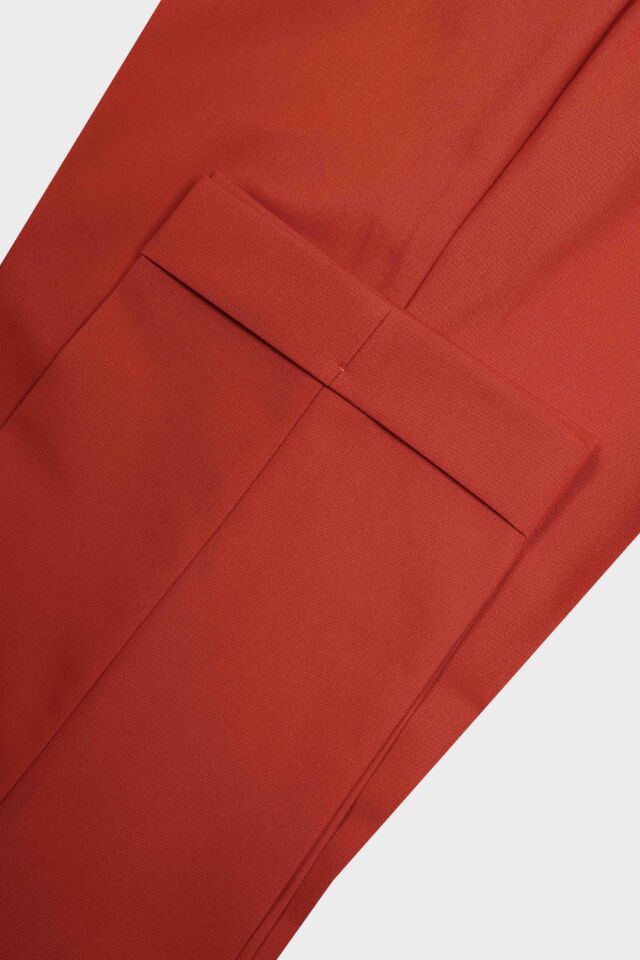 Çift Pile Pantolon Kiremit - 50