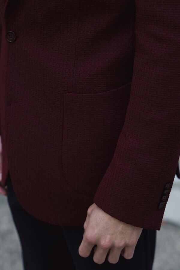 Aura Ceket Bordo - 56