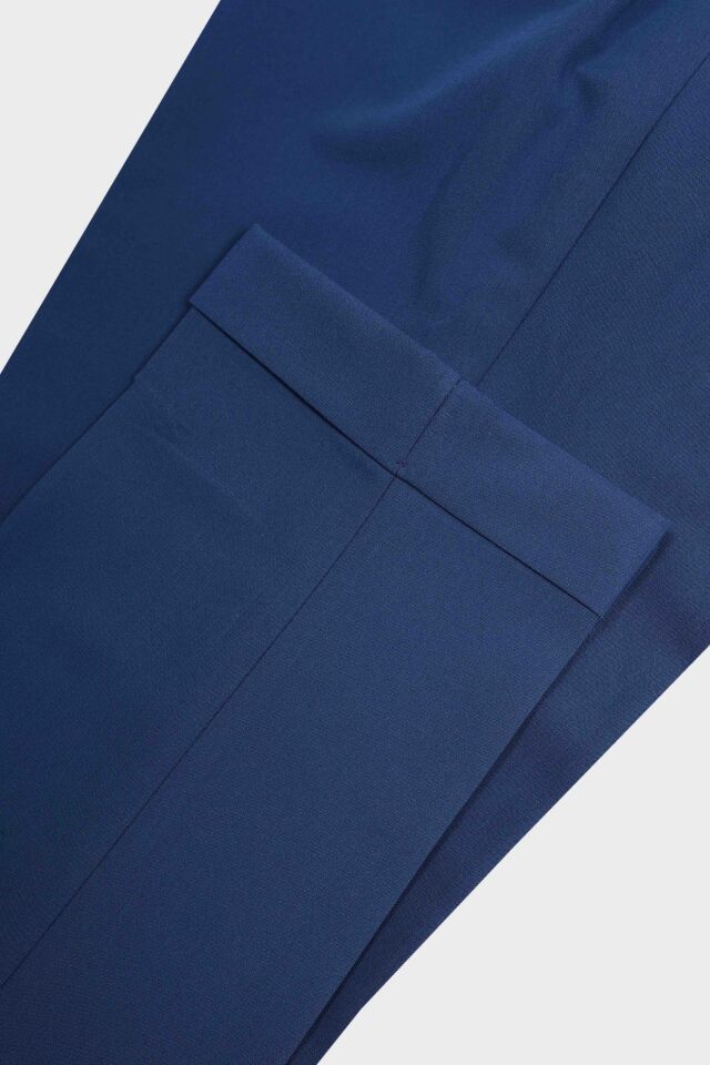 Çift Pile Pantolon Petrol Mavisi - 48