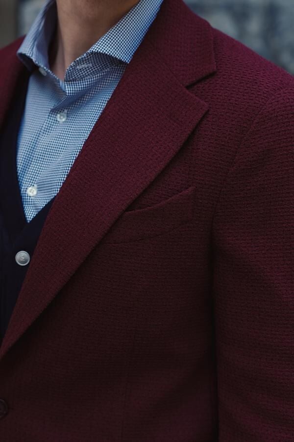 Aura Ceket Bordo - 58