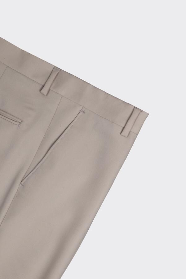Slim Fit Pantolon Bej - 44