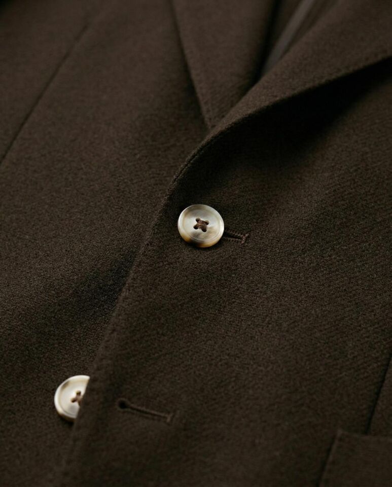 Grid Ceket Kahverengi - 48