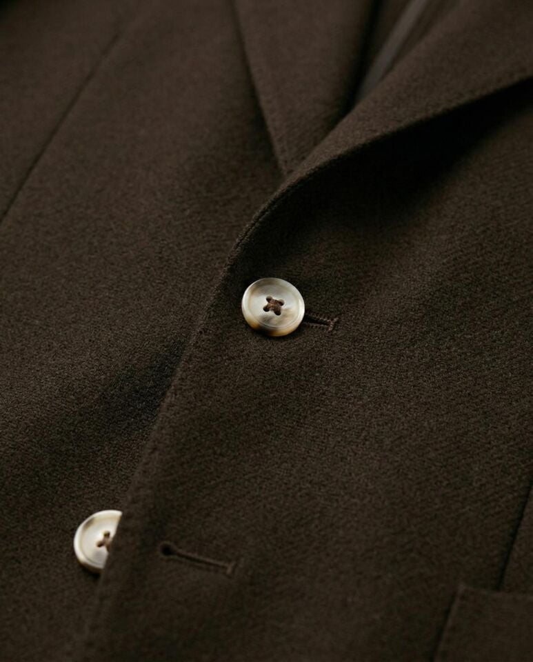 Grid Ceket Kahverengi - 48