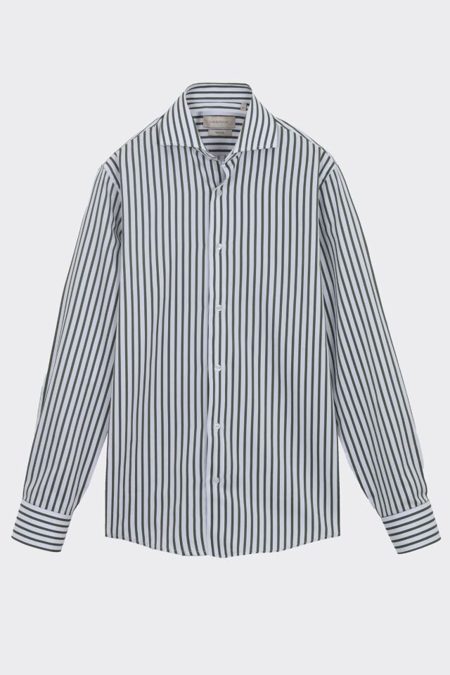 İtalyan Yaka Gömlek Yeşil - 38