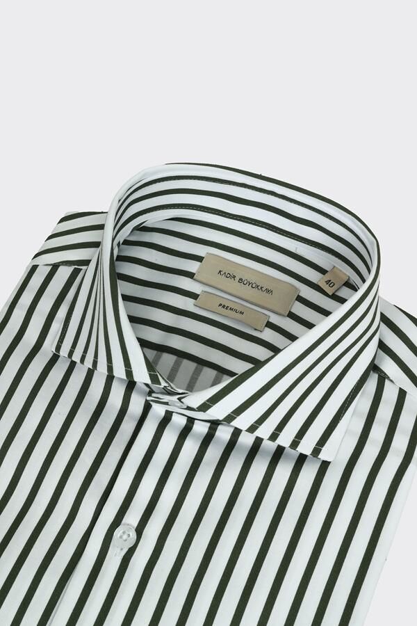 İtalyan Yaka Gömlek Yeşil - 38