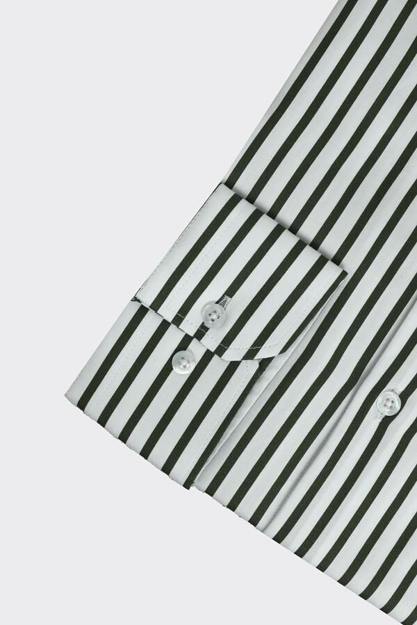 İtalyan Yaka Gömlek Yeşil - 40