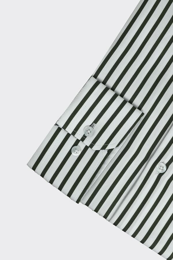 İtalyan Yaka Gömlek Yeşil - 46