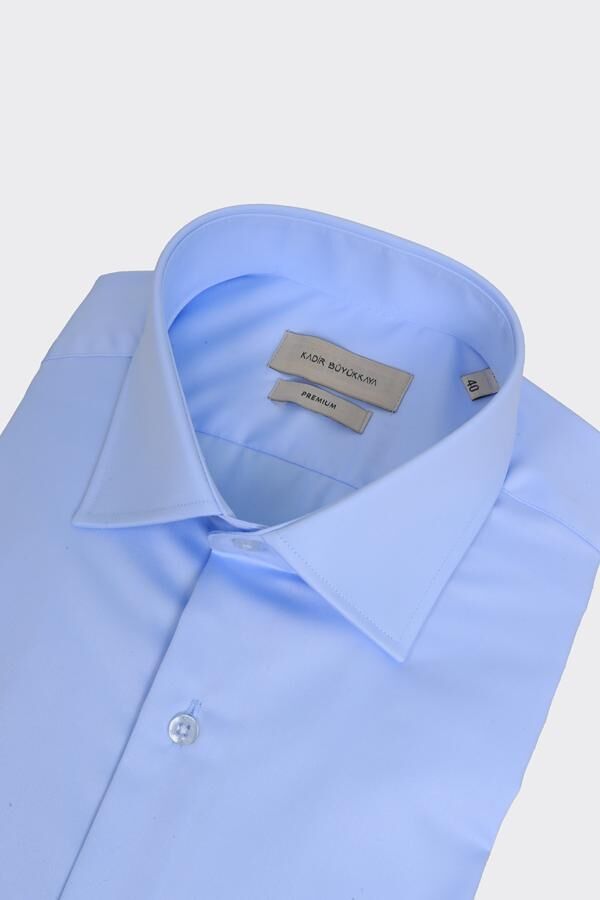 Klasik Yaka Gömlek Mavi - 46