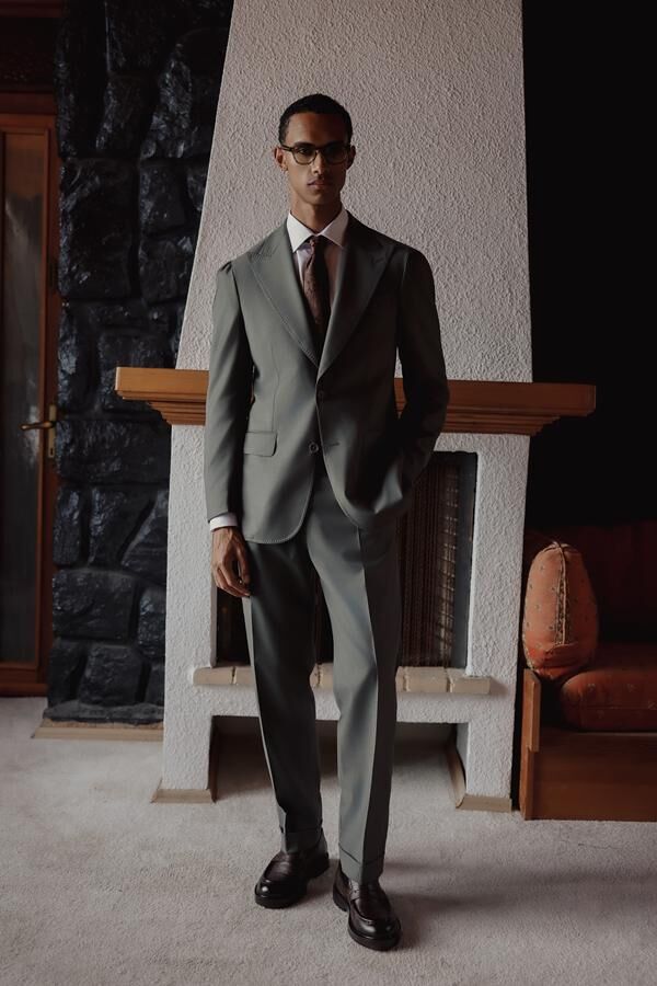 Ferentino Takım Elbise Haki - 54