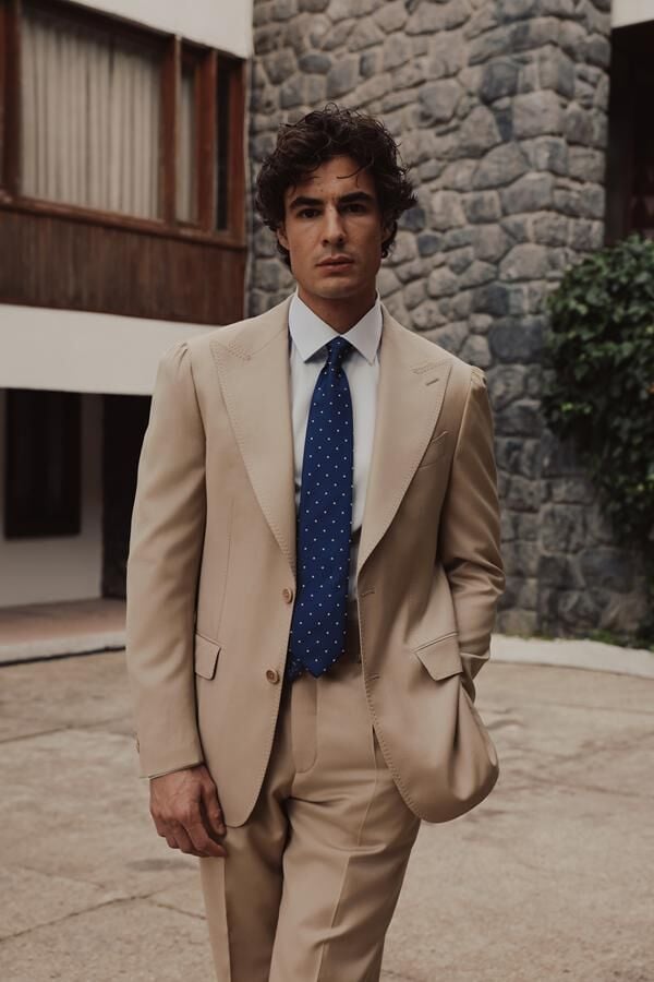 Ferentino Takım Elbise Bej - 50