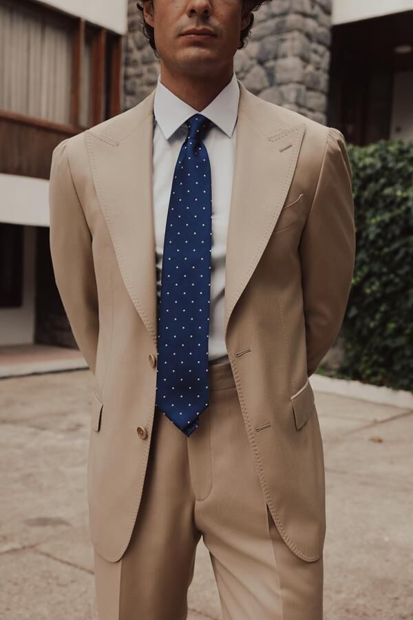 Ferentino Takım Elbise Bej - 50