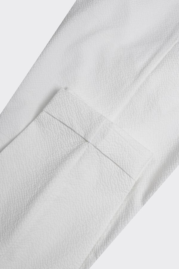 Çift Pile Pantolon Beyaz - 40
