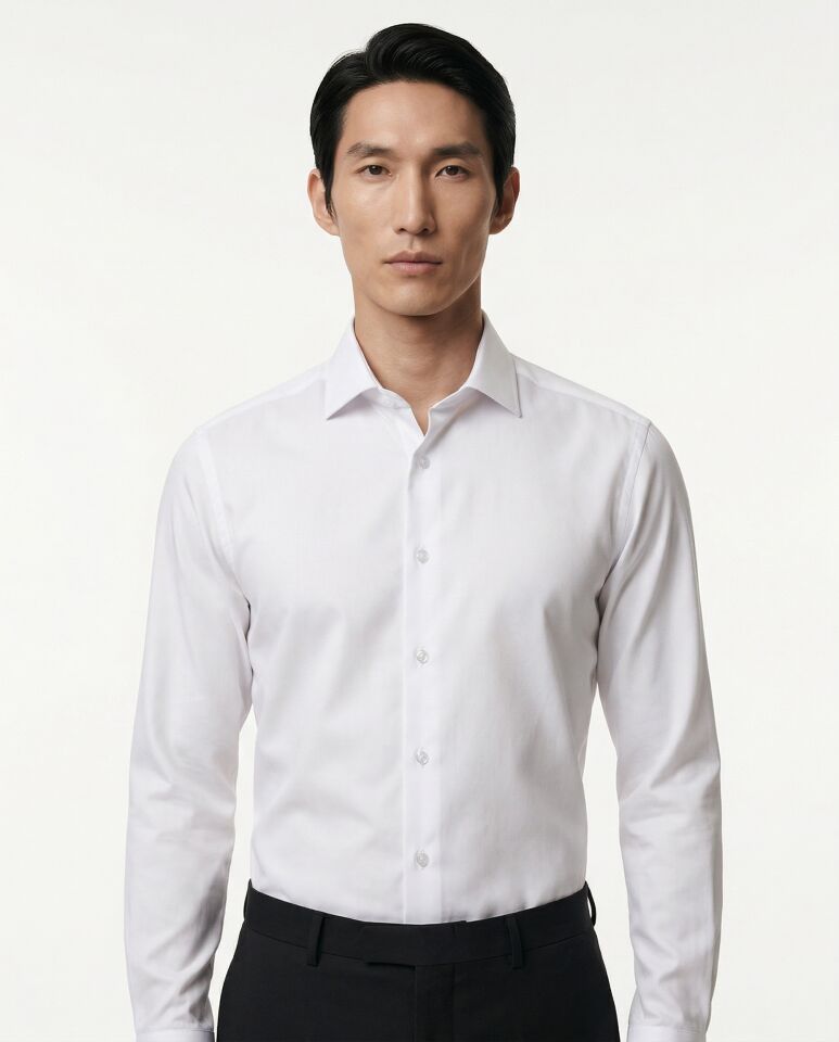 Bilboa İngiliz Yaka Gömlek Beyaz - 42