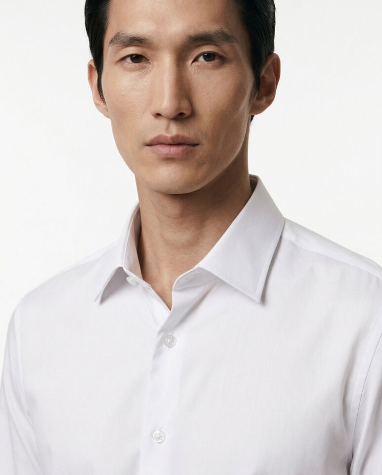 Bilboa İngiliz Yaka Gömlek Beyaz - 42