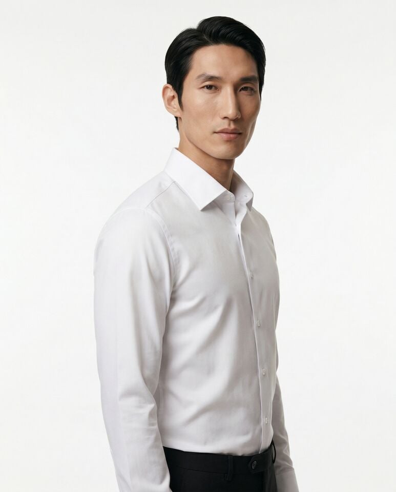 Bilboa İngiliz Yaka Gömlek Beyaz - 42