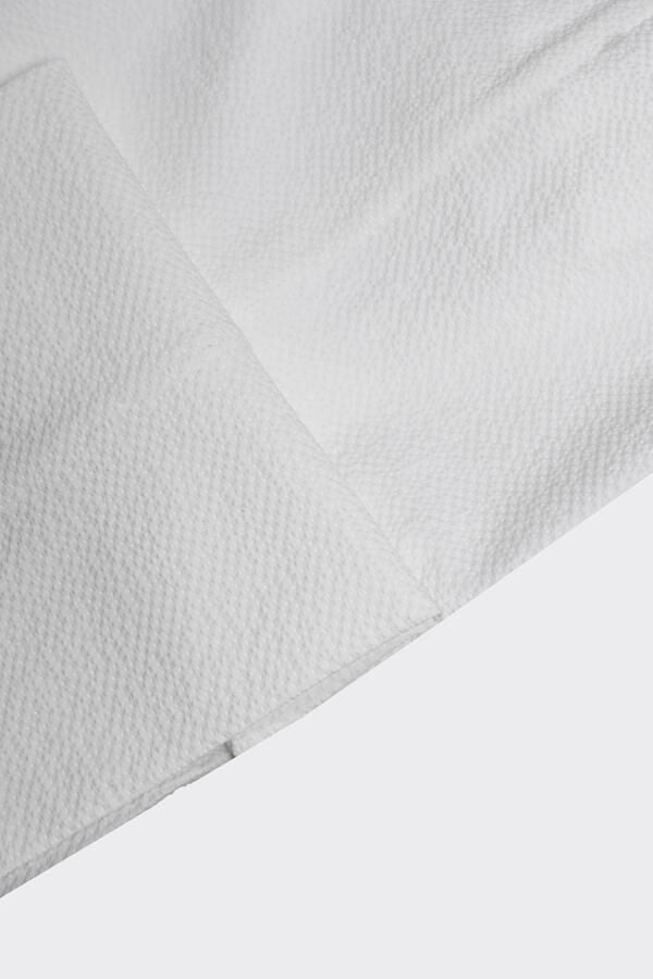 Çift Pile Pantolon Beyaz - 48