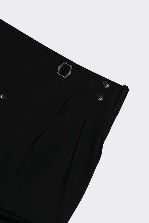 Çift Pile Pantolon Siyah - 50