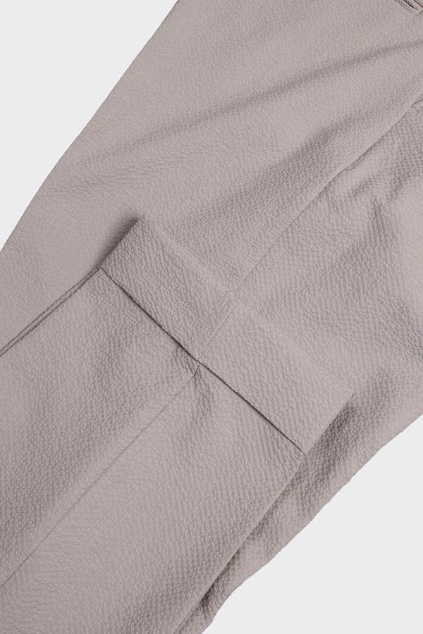 Çift Pile Pantolon Bej - 46