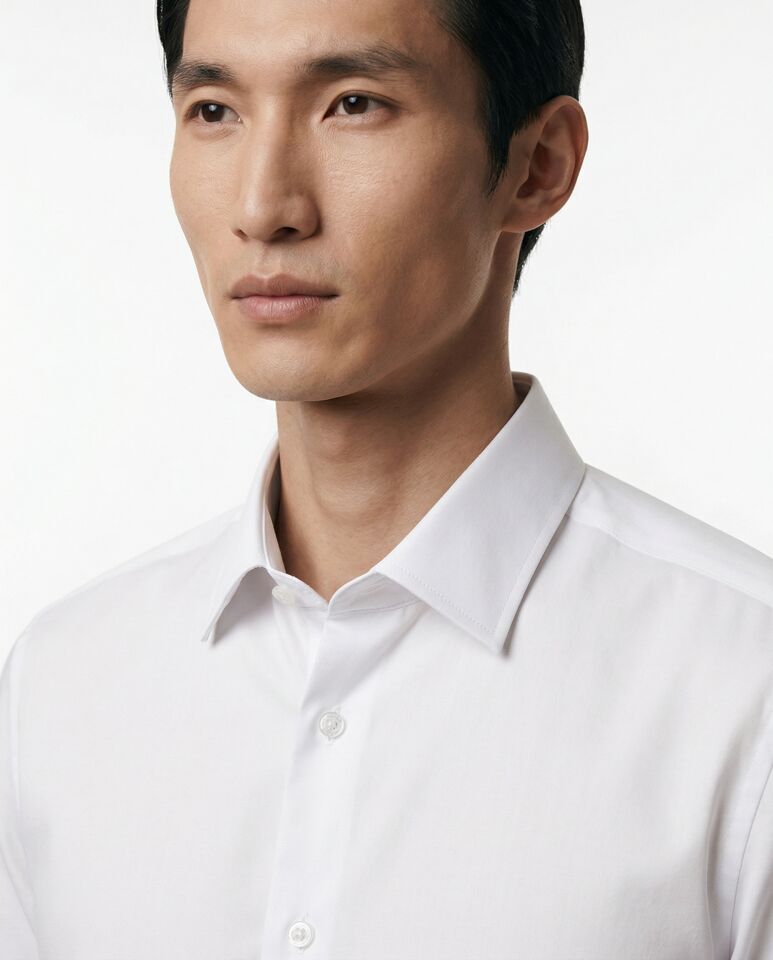 Bilboa İngiliz Yaka Gömlek Beyaz - 46