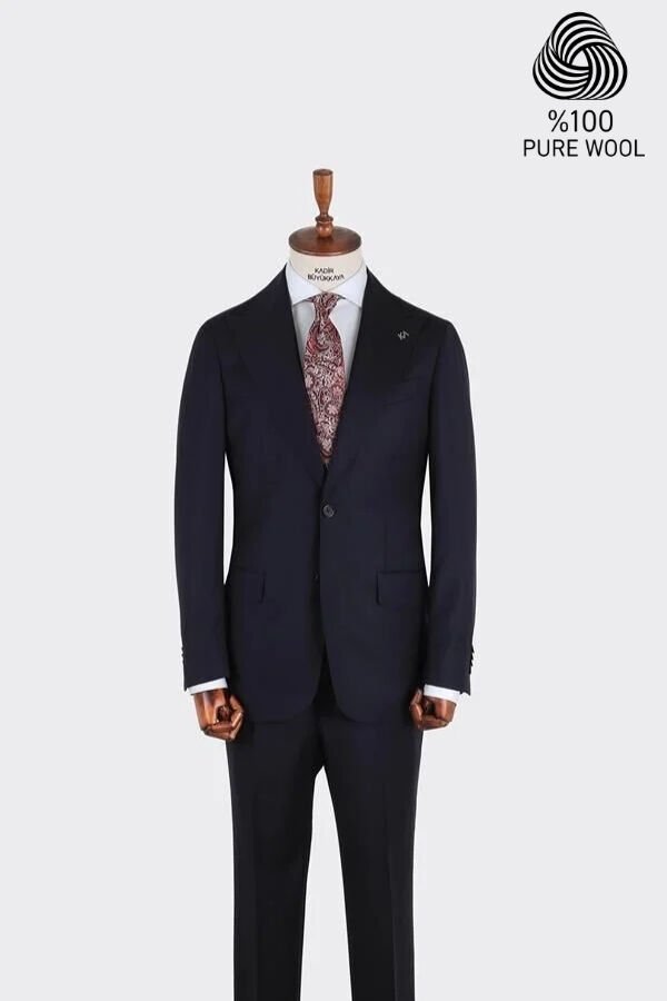 Velutto Takım Elbise Koyu Lacivert - 54