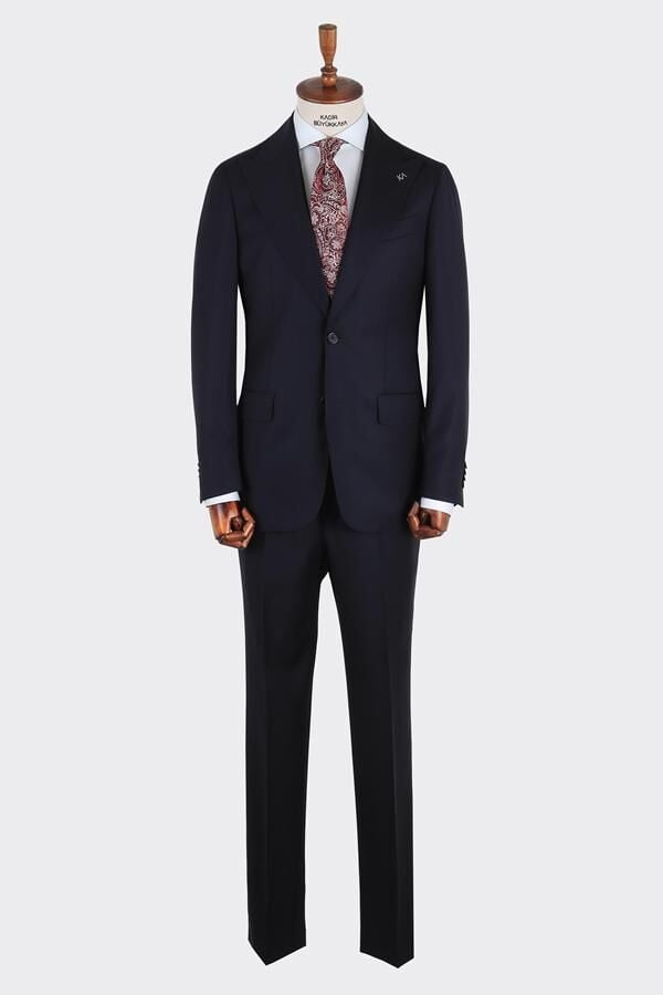 Velutto Takım Elbise Koyu Lacivert - 58