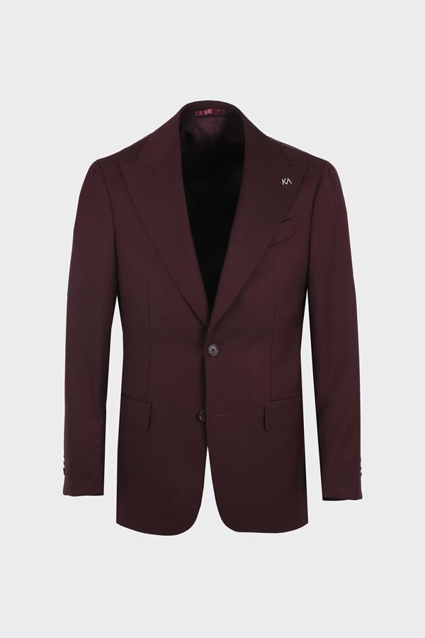 Firenze Takım Elbise Bordo - 50