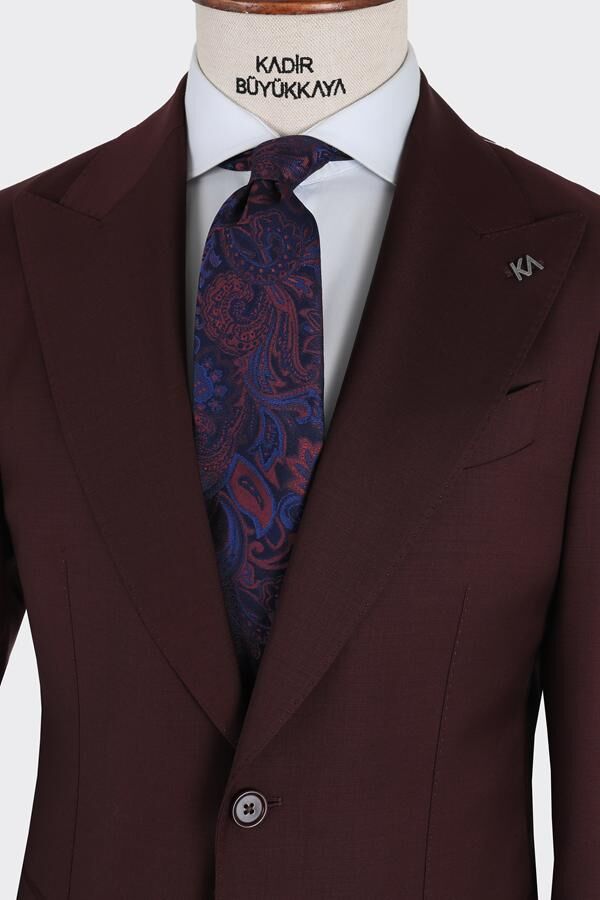 Firenze Takım Elbise Bordo - 50