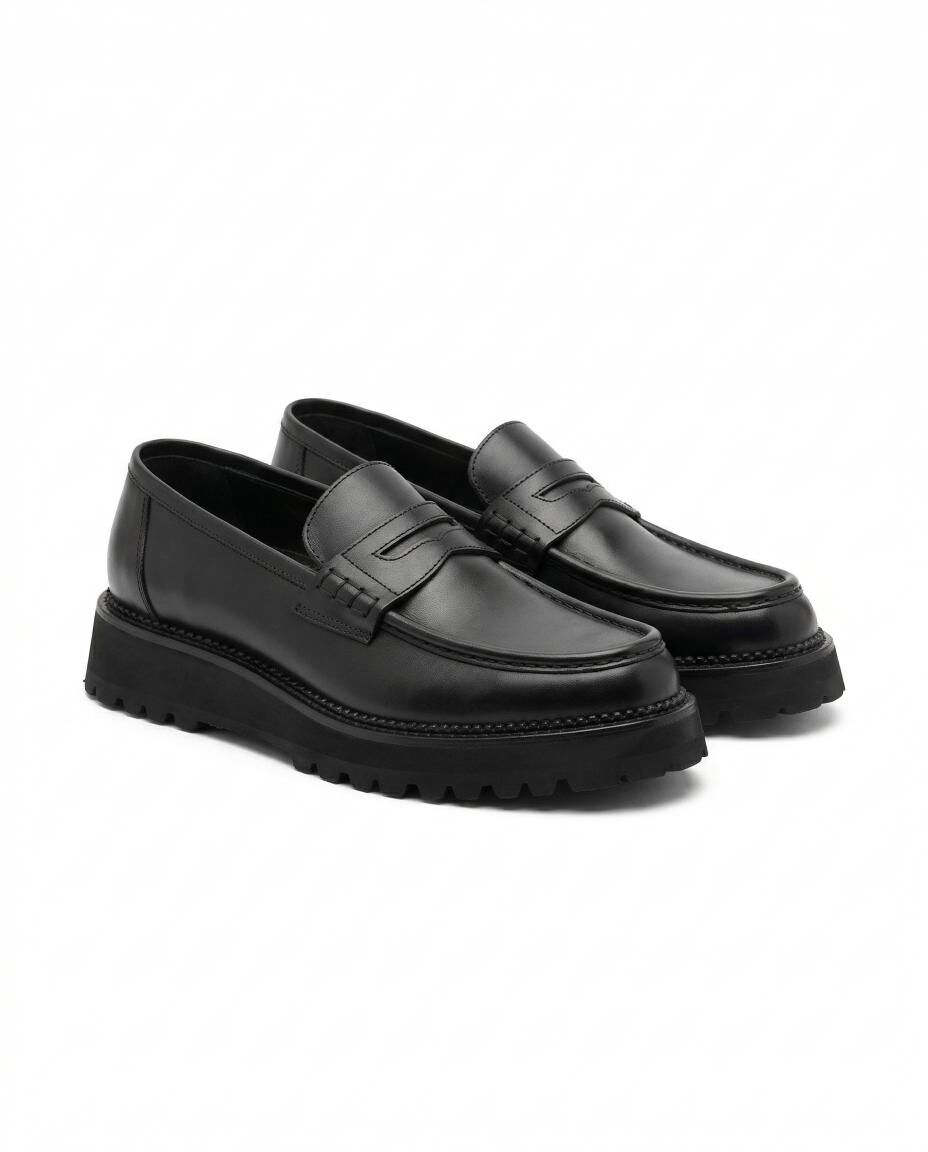 Loafer Ayakkabı Siyah Santo - 44