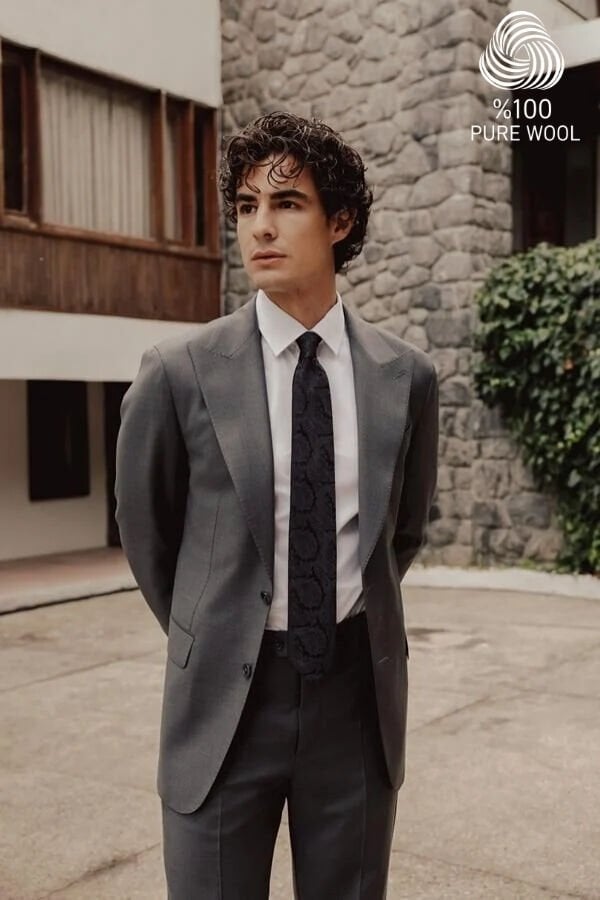 Firenze Takım Elbise Füme - 56