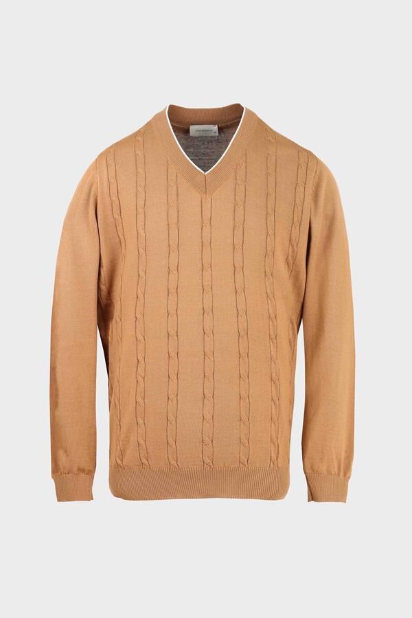 V Yaka Triko Camel - XXL