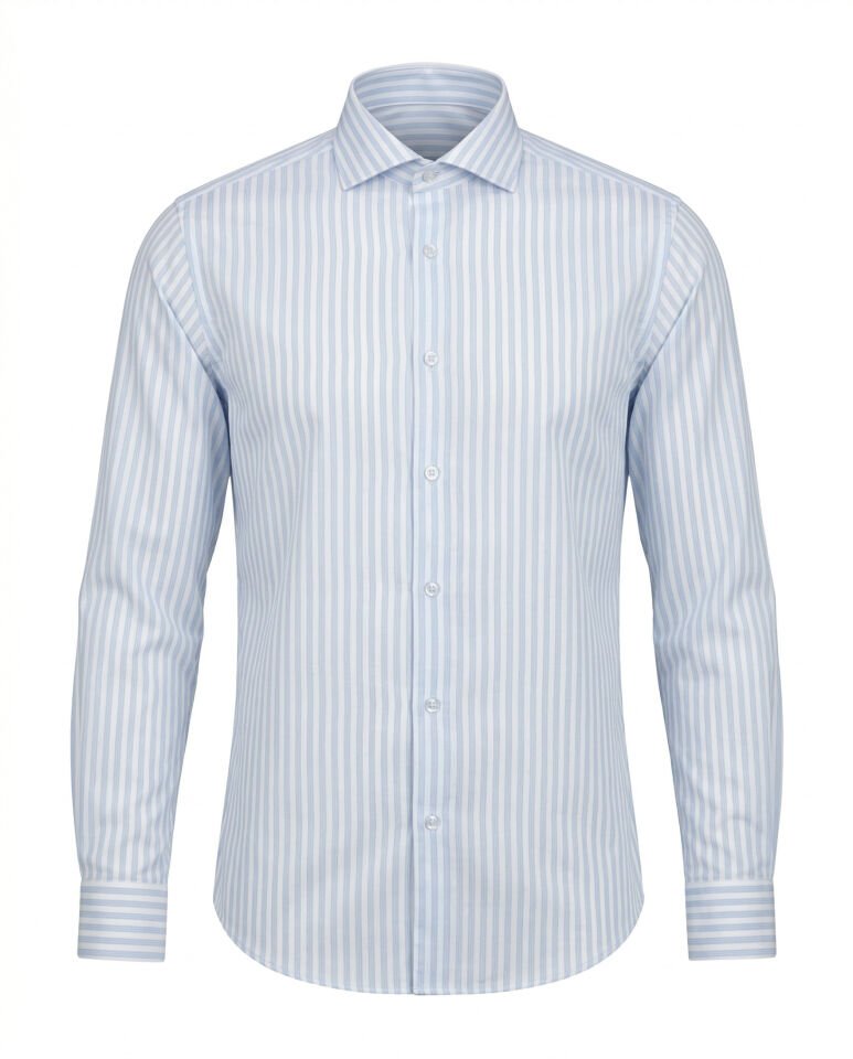 Bari İtalyan Yaka Gömlek Mavi - 46