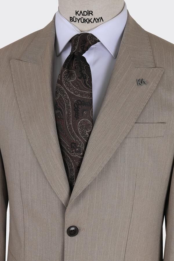 Takım Elbise Koyu Bej - 52