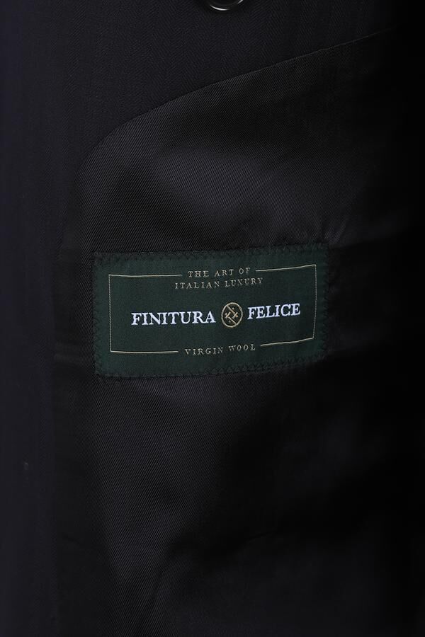 Magnato Kruvaze Takım Elbise Lacivert - 56