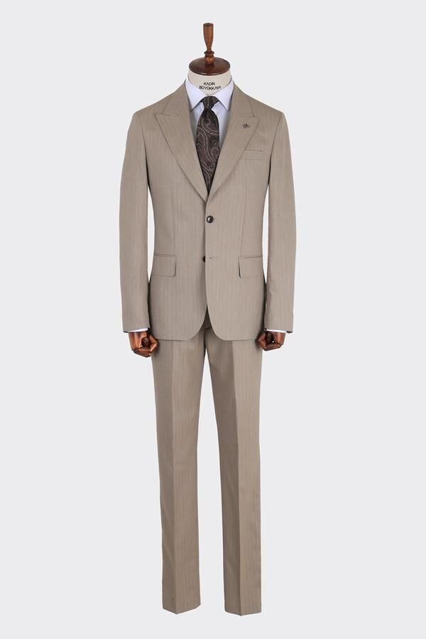 Takım Elbise Koyu Bej - 56