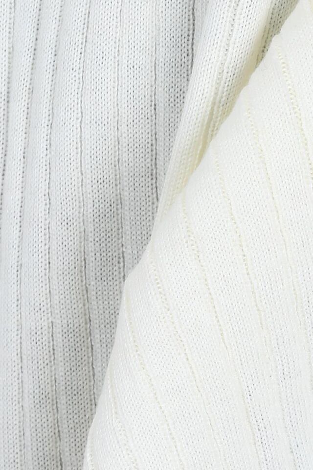 V Yaka Hırka Ekru - XL