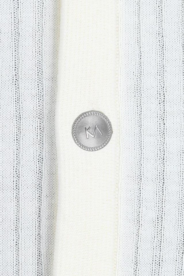 V Yaka Hırka Ekru - XL