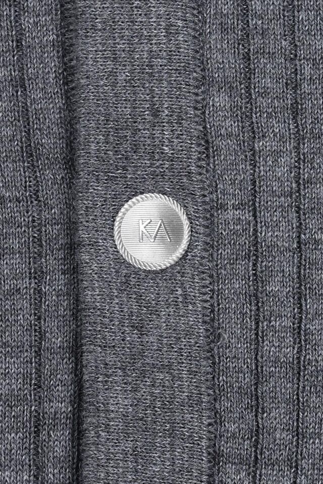 V Yaka Hırka Antrasit - XL