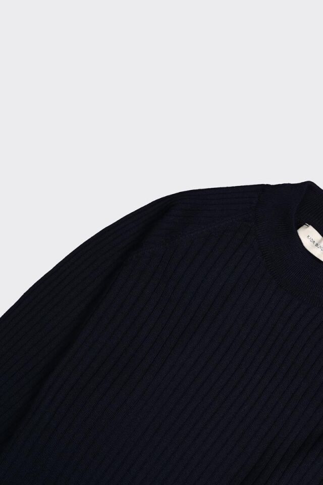 Bis.Yaka Triko Lacivert - M