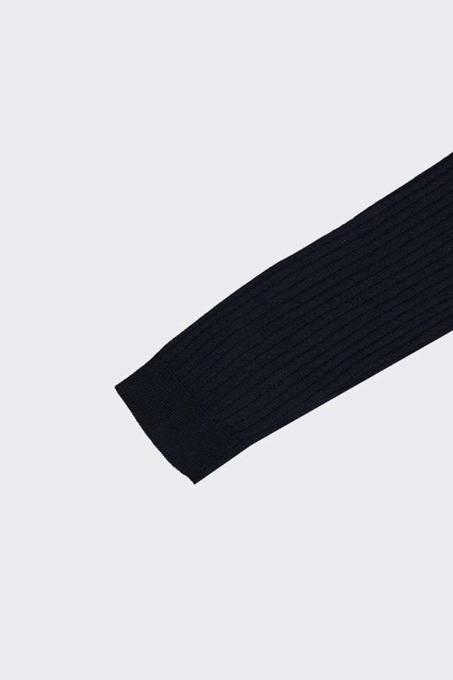 Bis.Yaka Triko Lacivert - M