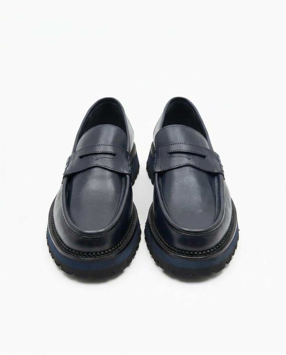 Loafer Ayakkabı Lacivert Santo - 42
