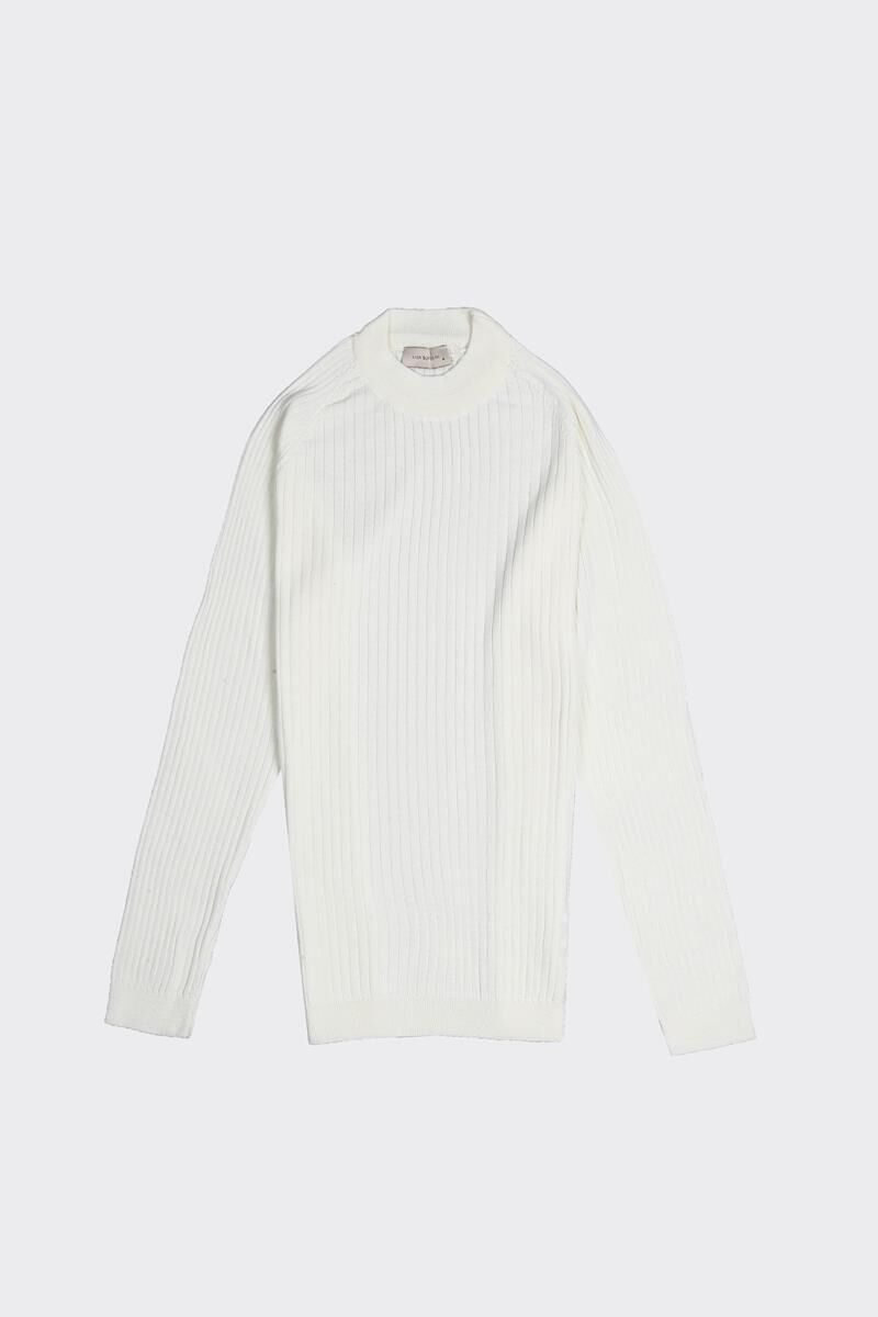 Pull en Maille Bis.Yaka, Écru - XXL