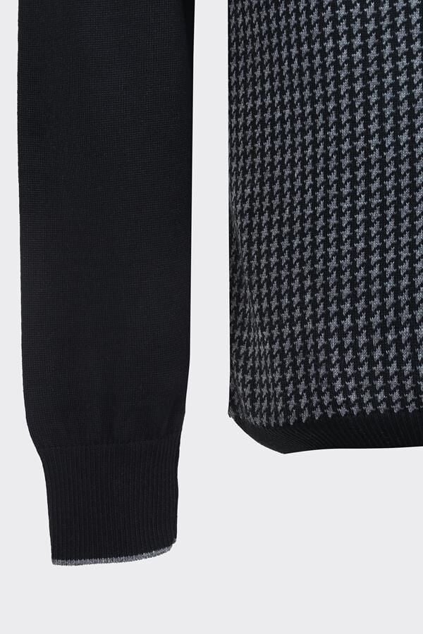 Bis.Yaka Triko Siyah - L