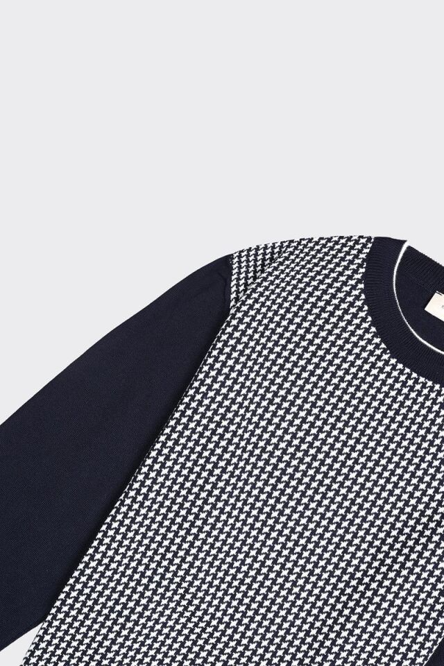 Bis.Yaka Triko Lacivert - M