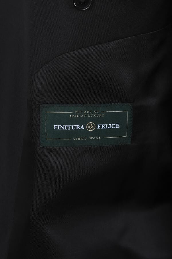 Milano Kruvaze Takım Elbise Siyah - 50